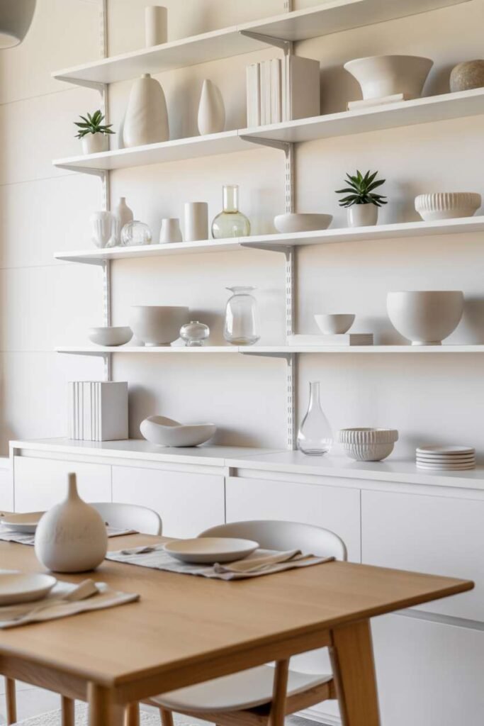  White Shelf Clean Aesthetic