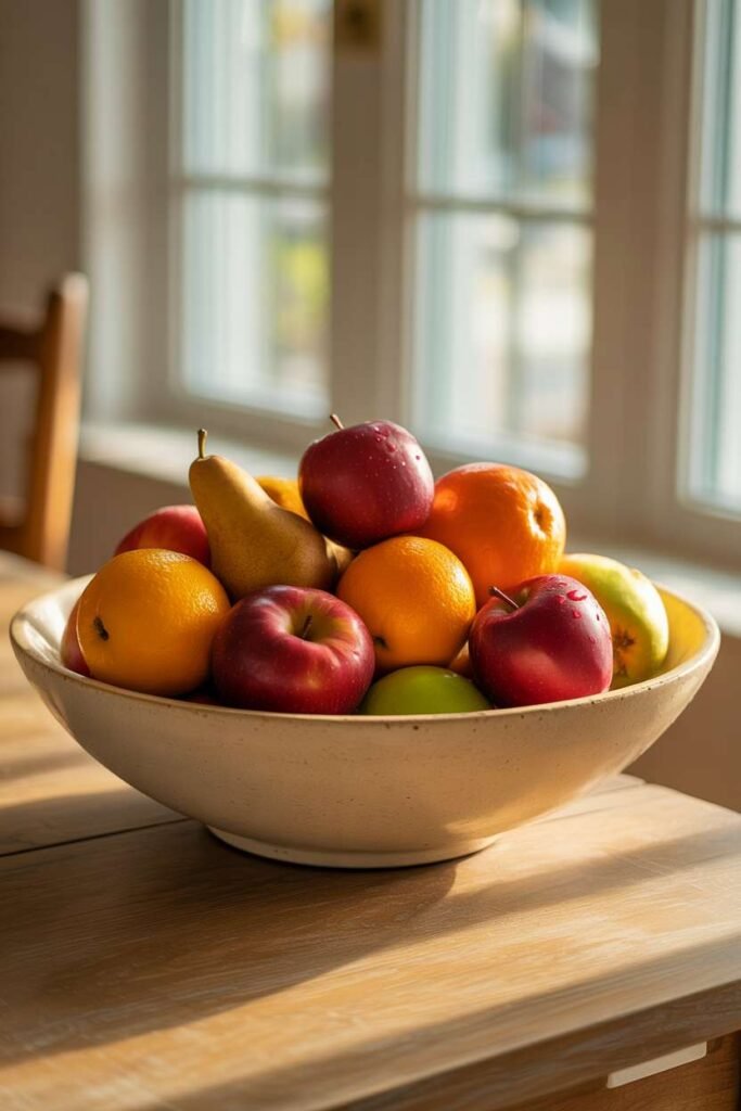 Bowl of Fresh Fruits Centerpiece