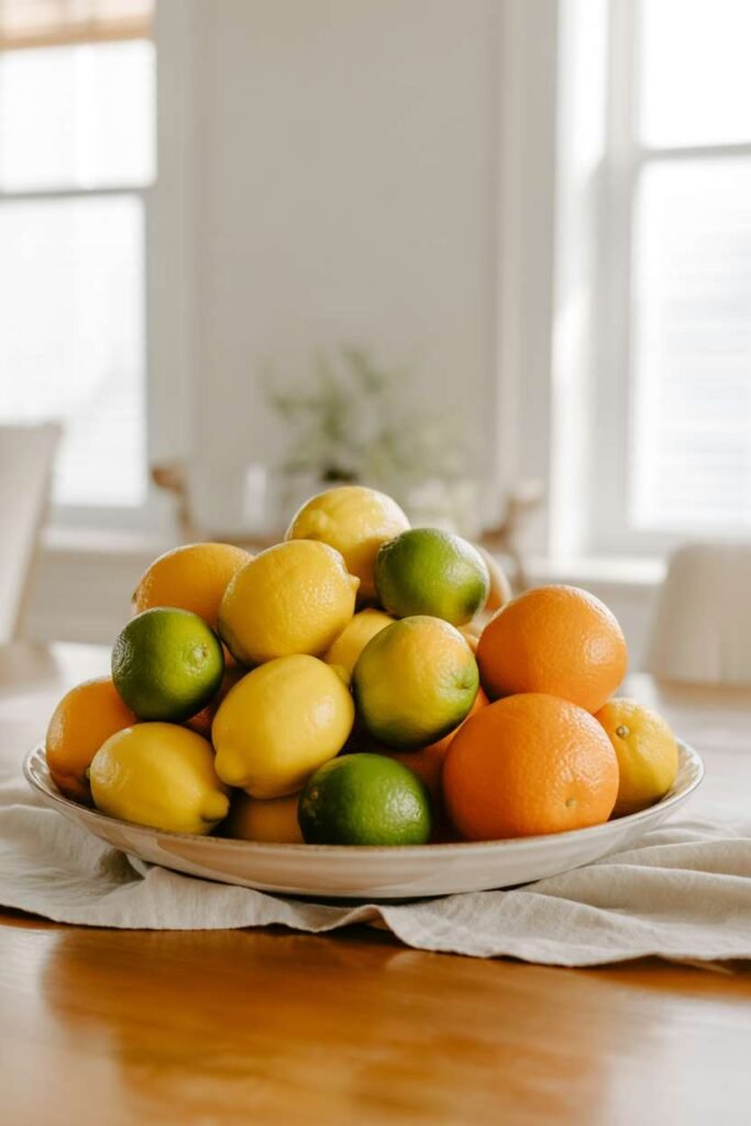  Fresh Citrus Bowl Centerpiece