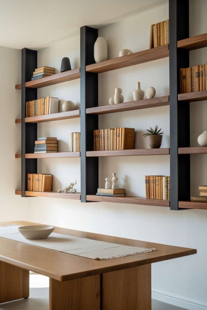 Black Frame Shelf Contrast
