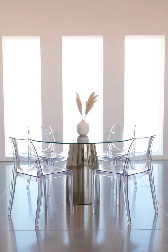 Transparent Furniture for Visual Lightness