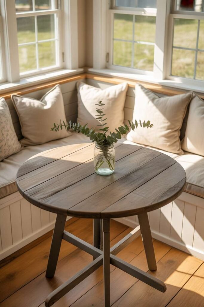 Farmhouse Cozy Breakfast Nook Dining