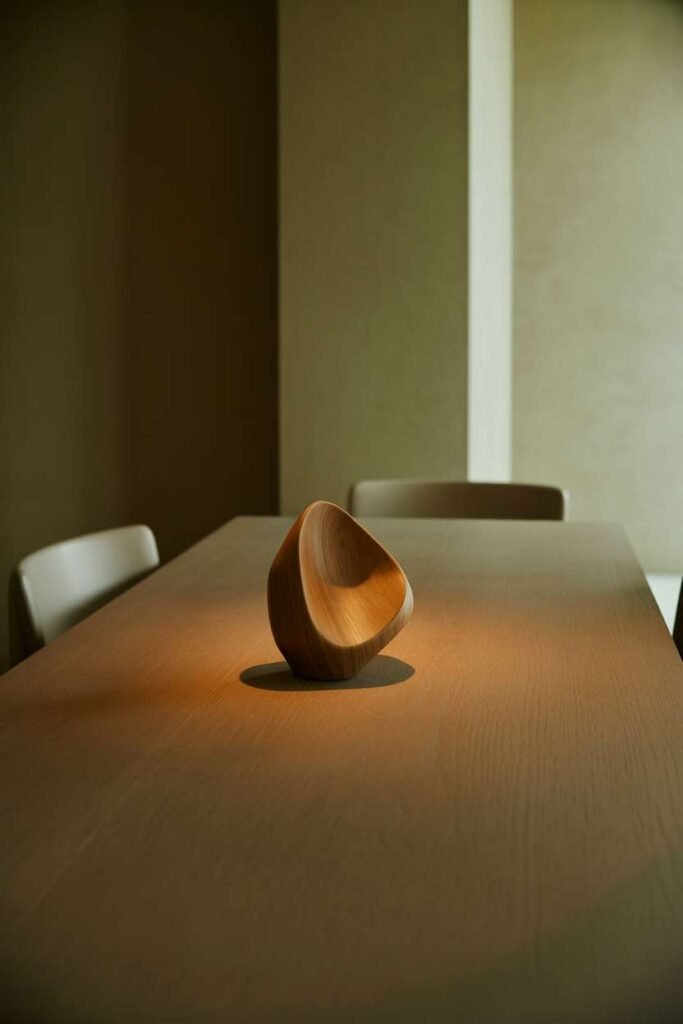 Small Wooden Sculptural Accent