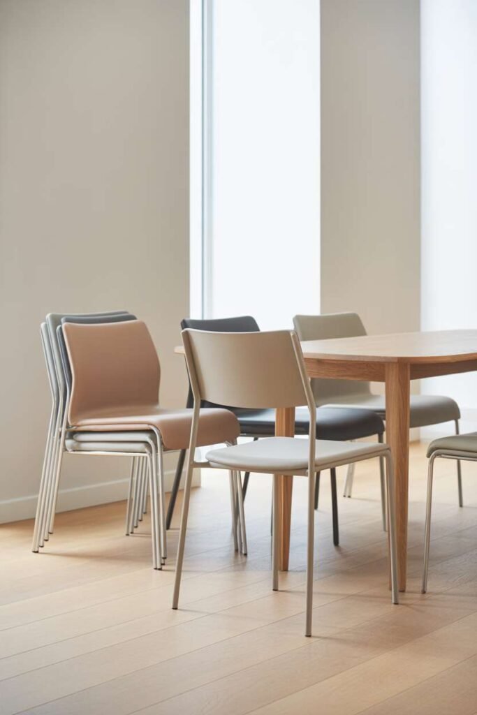  Stackable Chairs for Space Efficiency