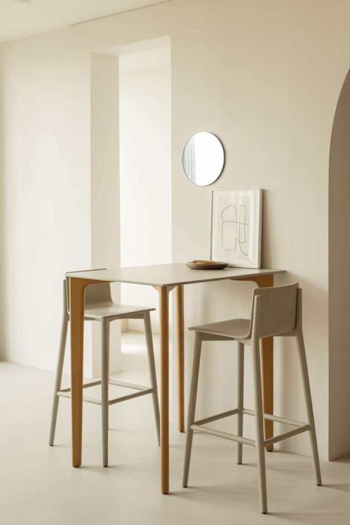 Slim Bar-Height Dining Setup