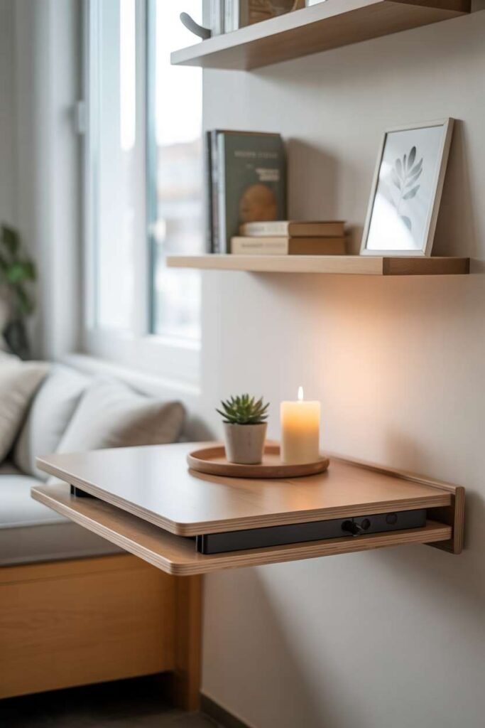 Wall-Mounted Foldable Dining Table