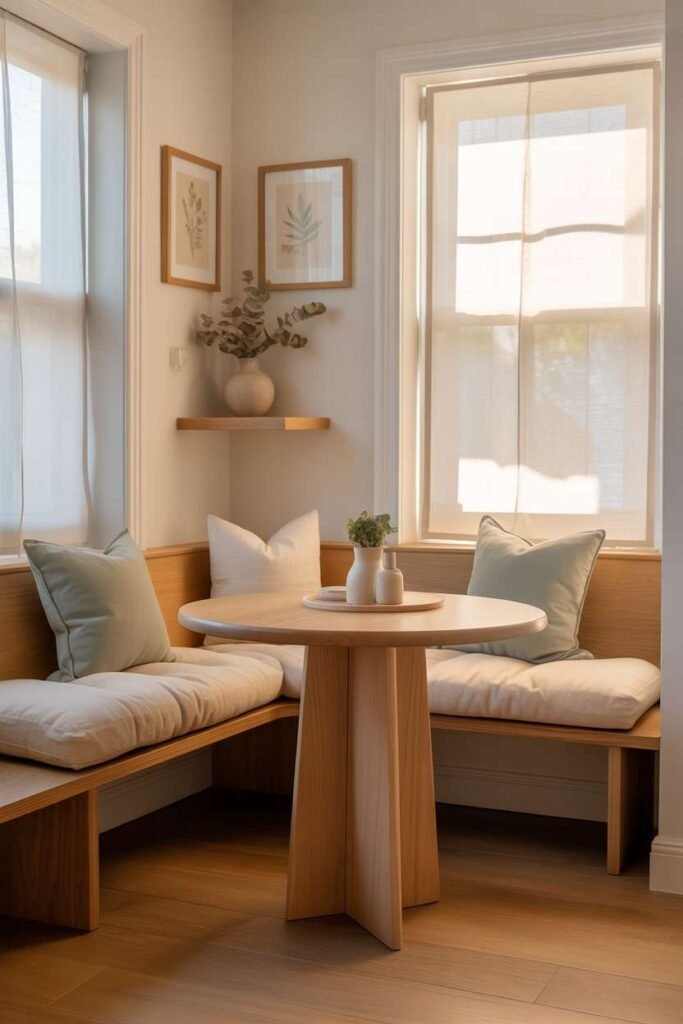 Corner Dining Nook Utilization