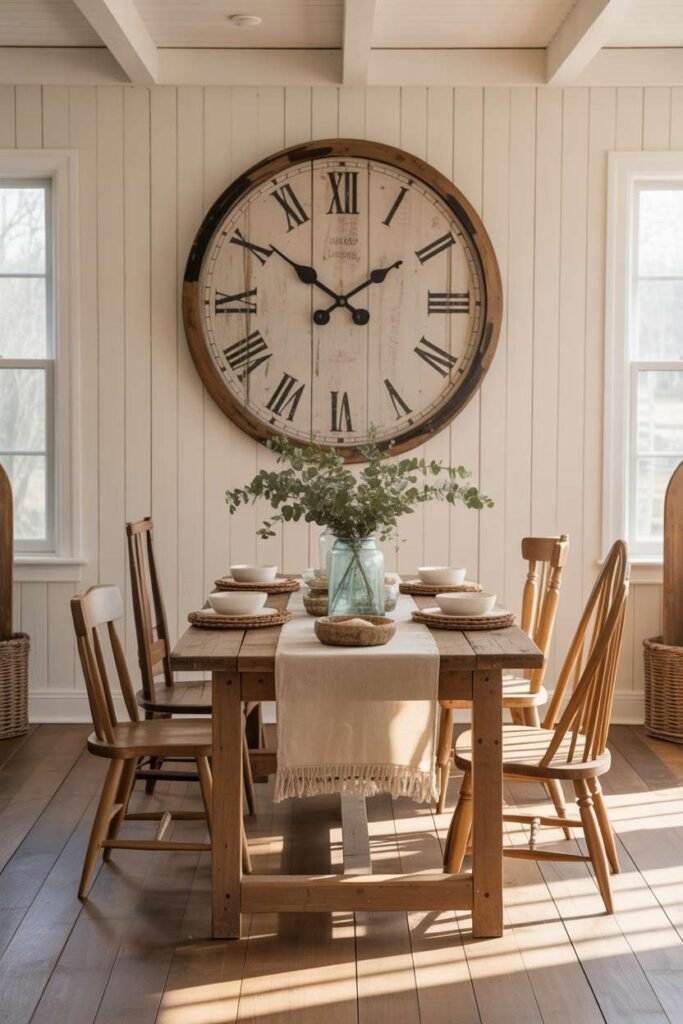 Farmhouse Wall Clock Statement