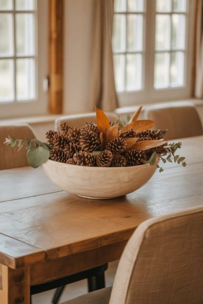  Rustic Bowl with Natural Elements