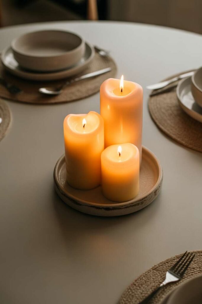  Candle Trio Simple Setup