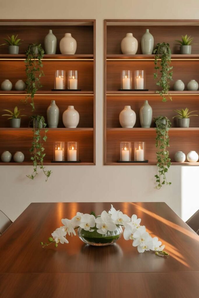 Symmetrical Shelf Styling Look