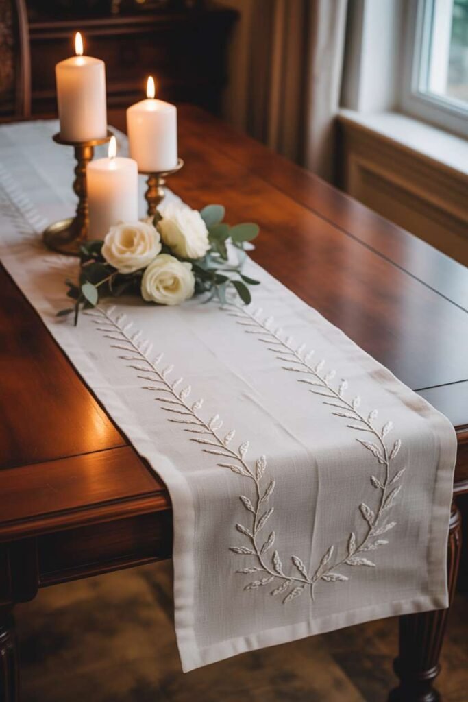 Traditional Dining Room with Classic Table Runner