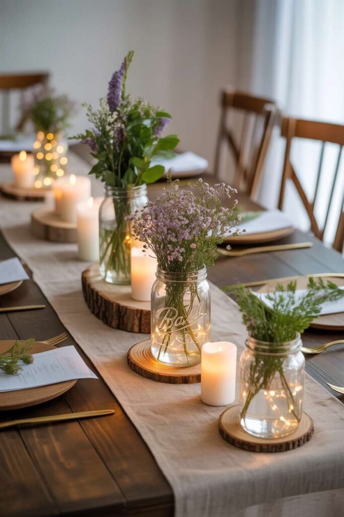 Mason Jar Centerpiece Ideas