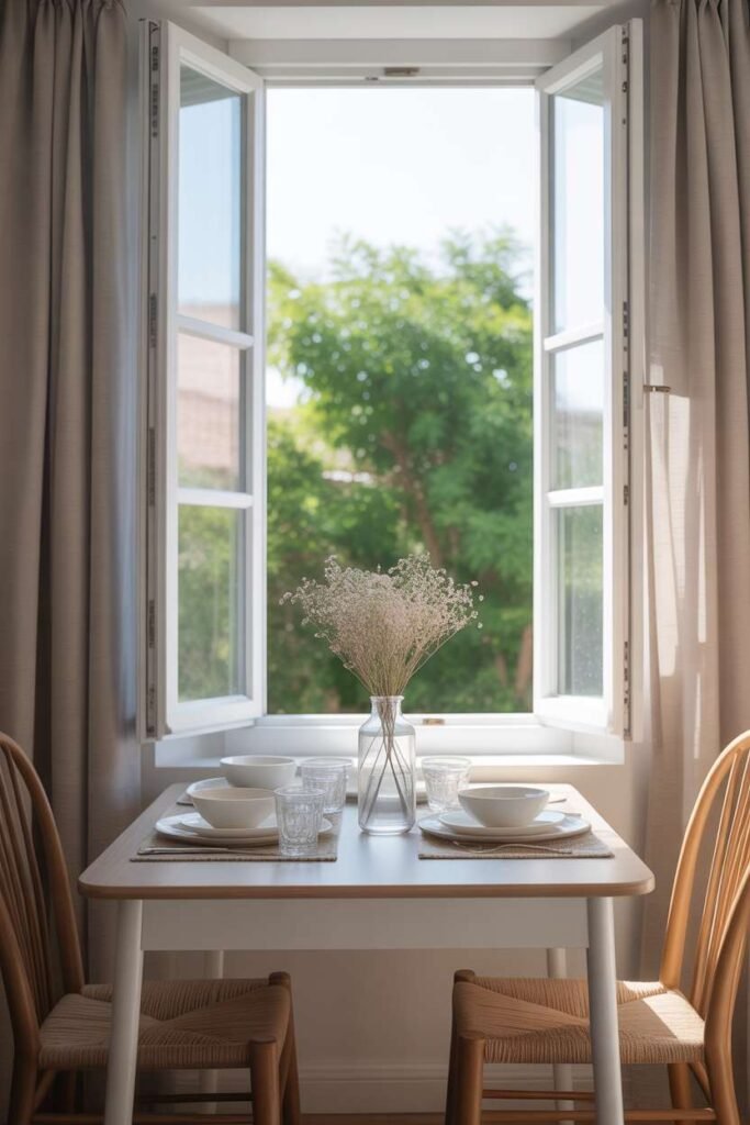  Open Window Dining Setup