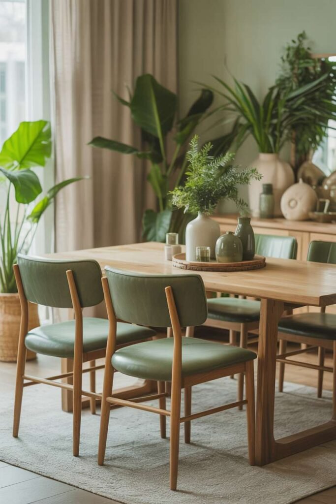 2. Green and Wood Natural Combo