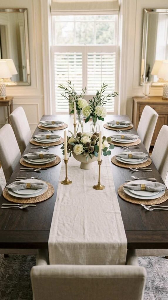 Symmetrical Table Styling for Balance