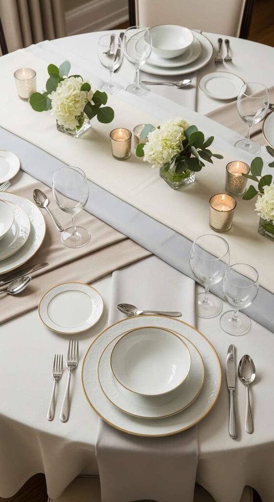 Layered Table Runner Style