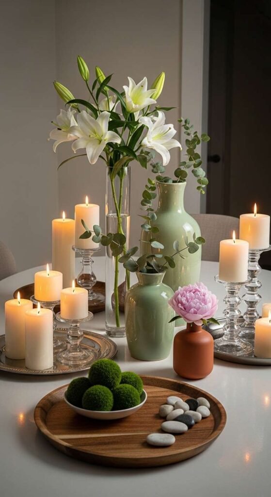 Layered Centerpieces for Visual Depth