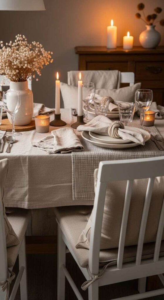 Soft Fabric Elements for Cozy Feel