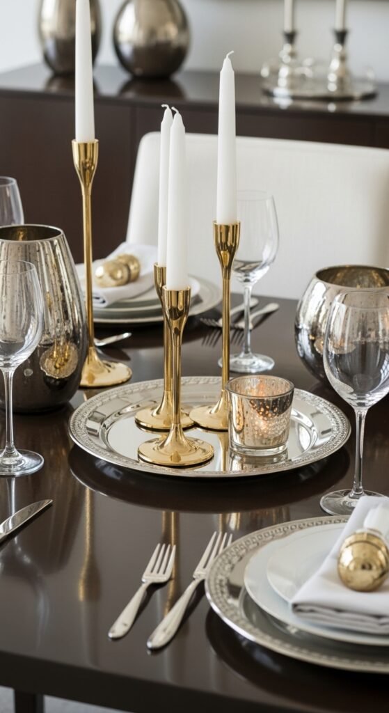 Metallic Accents for Elegant Shine