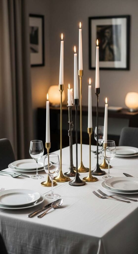  Decorative Candlesticks for Height Variation