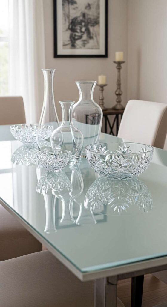 Glass and Crystal Decor for Light Fee