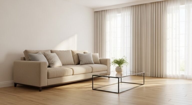 stunning living rooms with a beige sofa