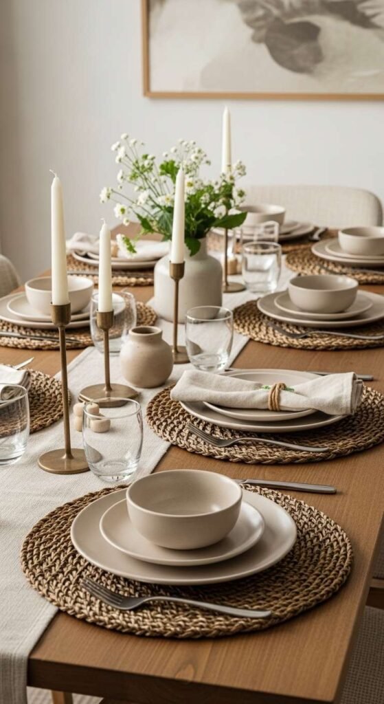 Woven Placemats for Natural Texture