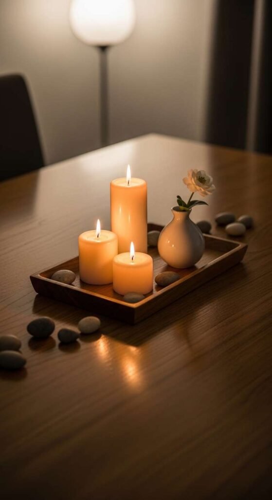 Compact Tray Styling for Organization