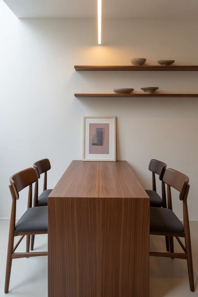 Slim Rectangular Dining Layout