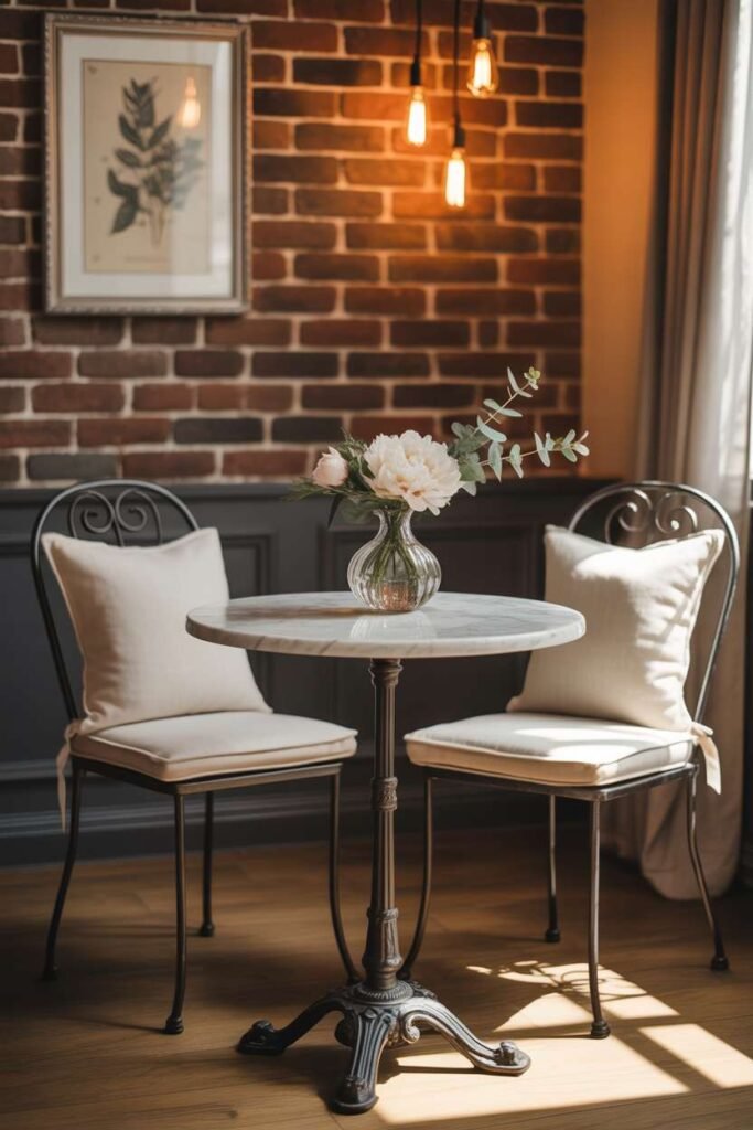 Compact Bistro Style Dining Corner