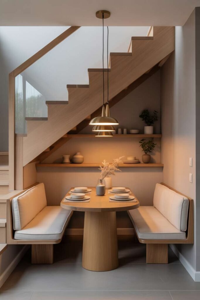  Under-Stair Dining Space Utilization