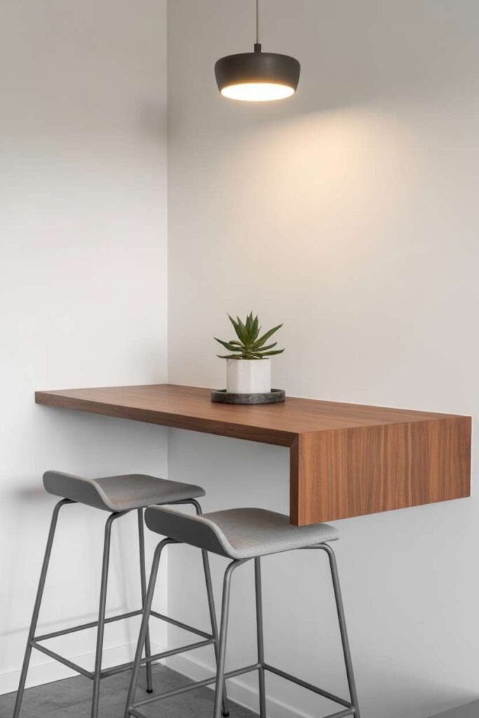  Ultra Minimal Floating Dining Table