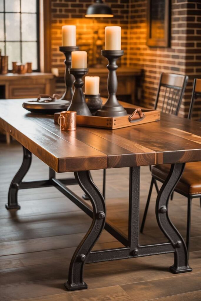Western Iron & Wood Combination Style