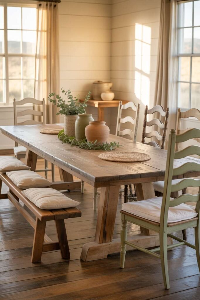  Western Farmhouse Dining Mix Style