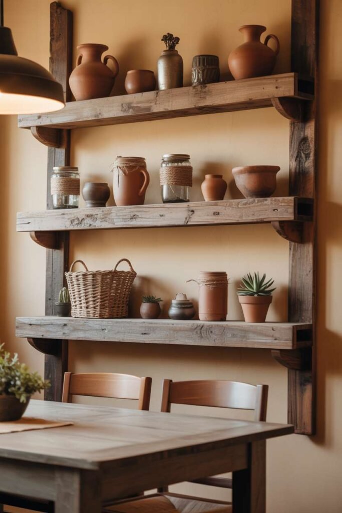 Western Open Shelving Display