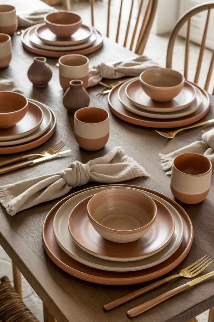  Western Earthy Ceramic Tableware