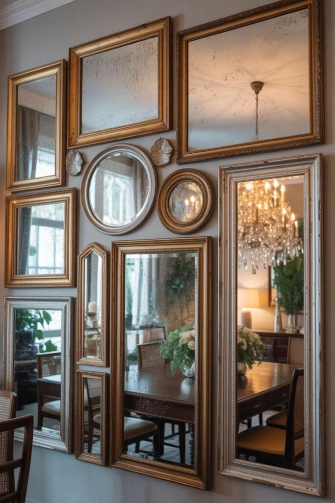  Vintage Antique Mirror Wall Panels