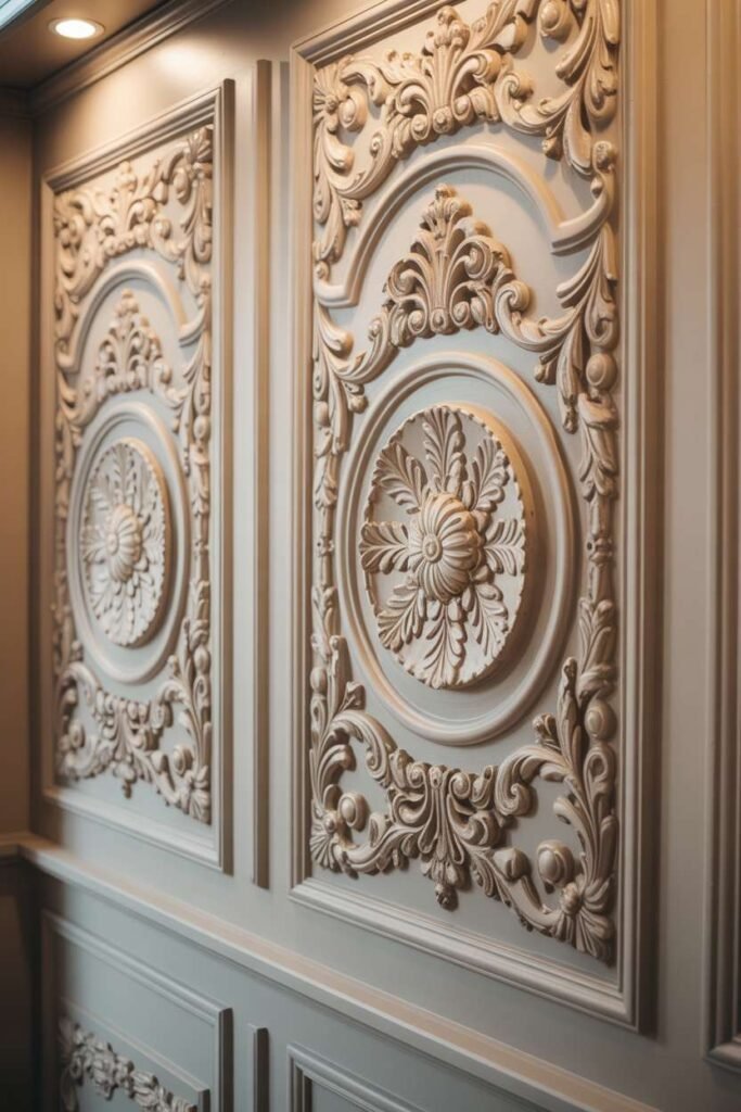 Vintage Ornamental Wall Medallions