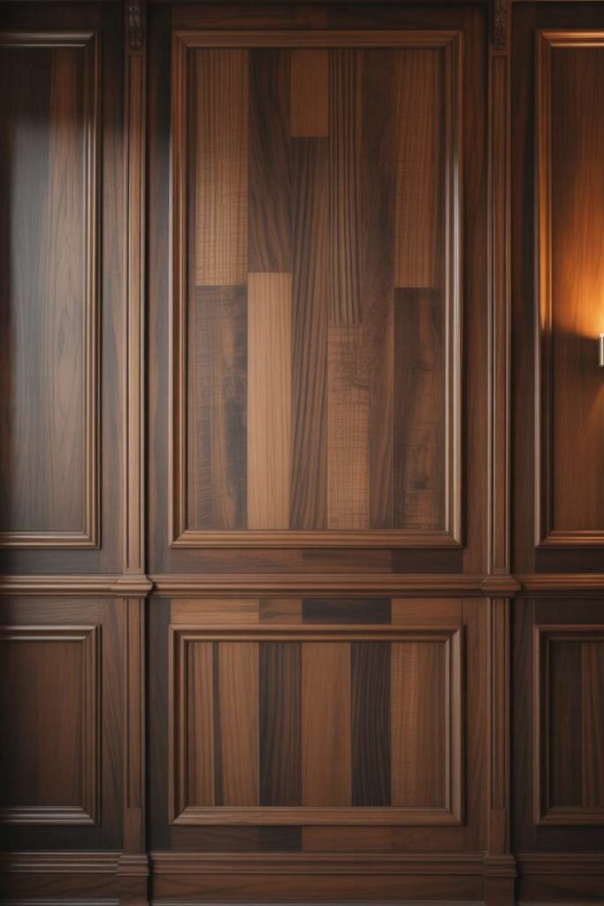  Vintage Wooden Wall Paneling