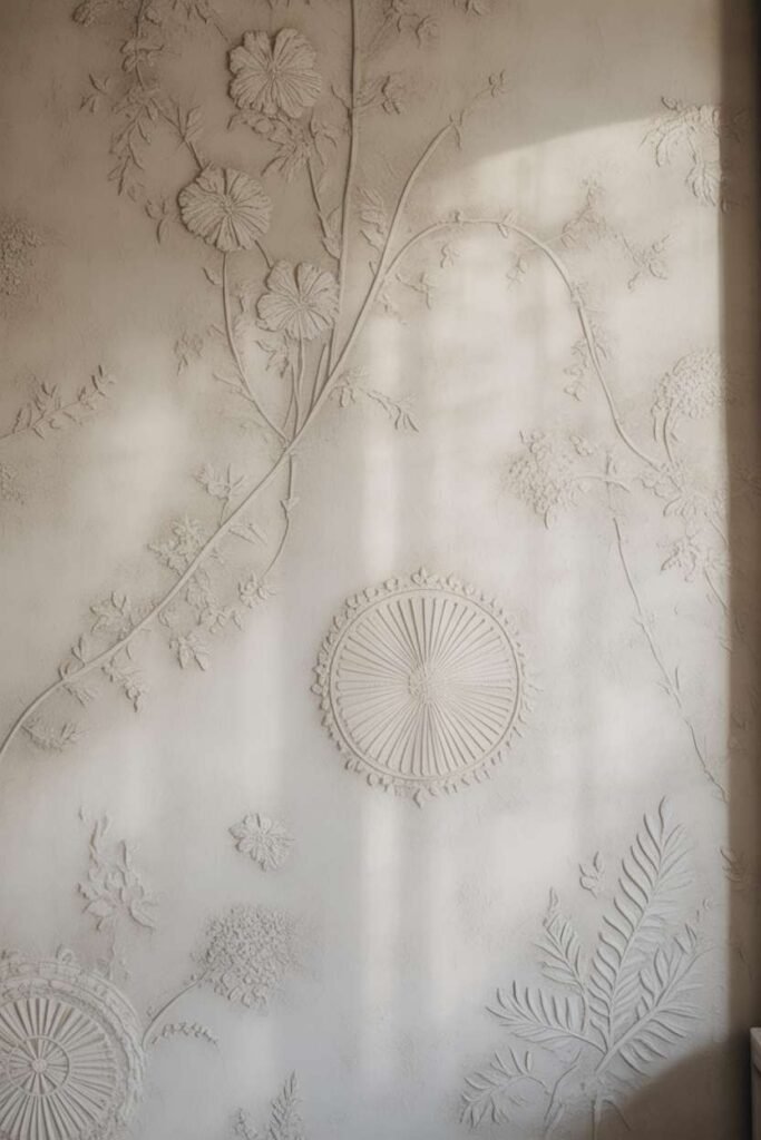 Vintage Embossed Textured Wall Finish
