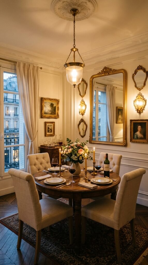 Vintage Parisian Dining Room