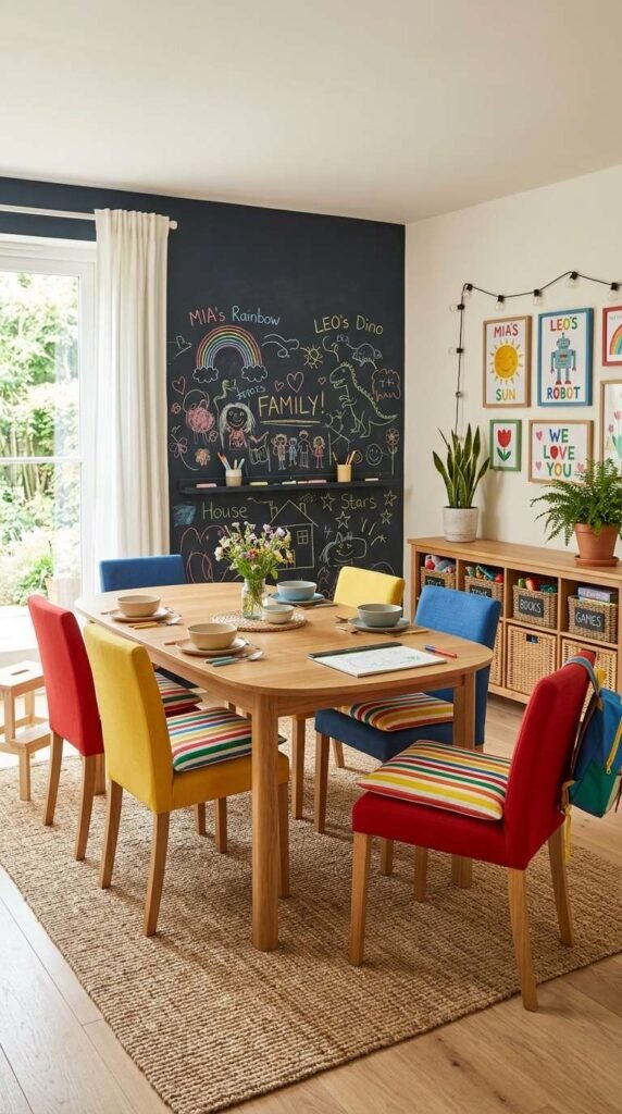  Kid-Friendly Casual Dining Room Decor Ideas