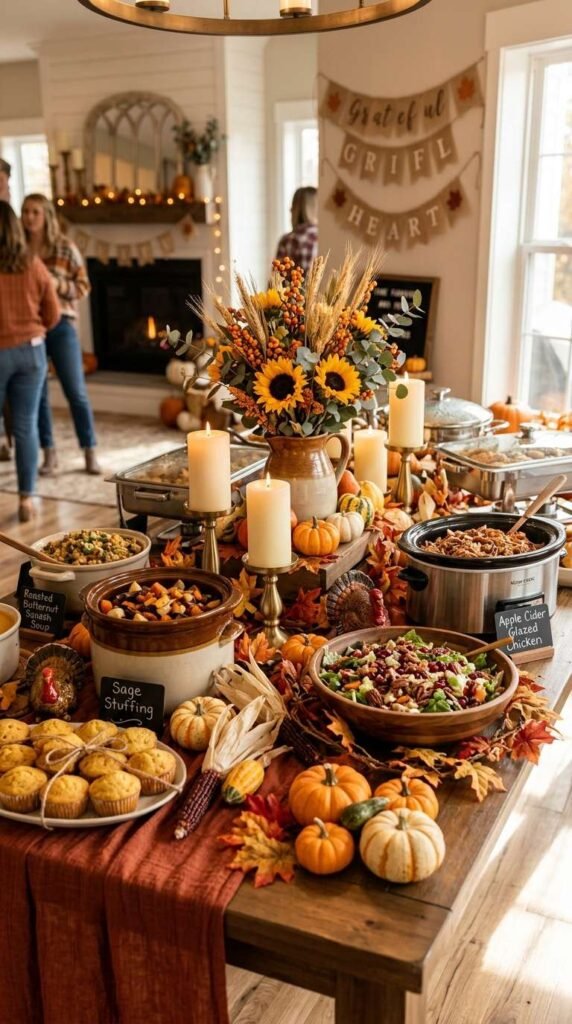  Seasonal Decor Buffet Styling
