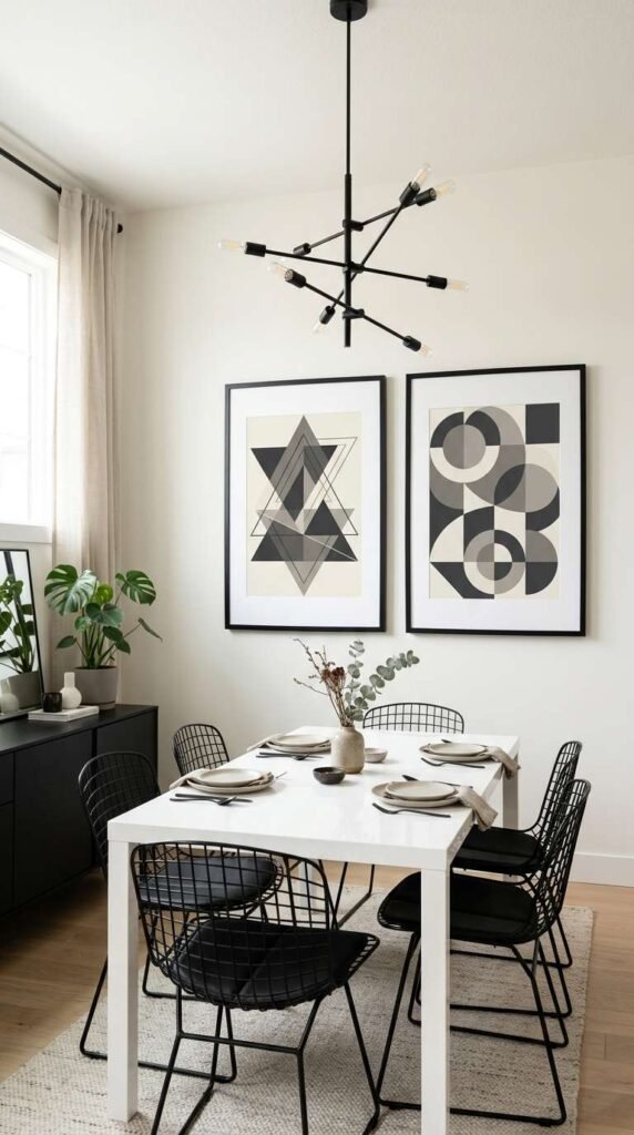 Neutral Geometric Prints