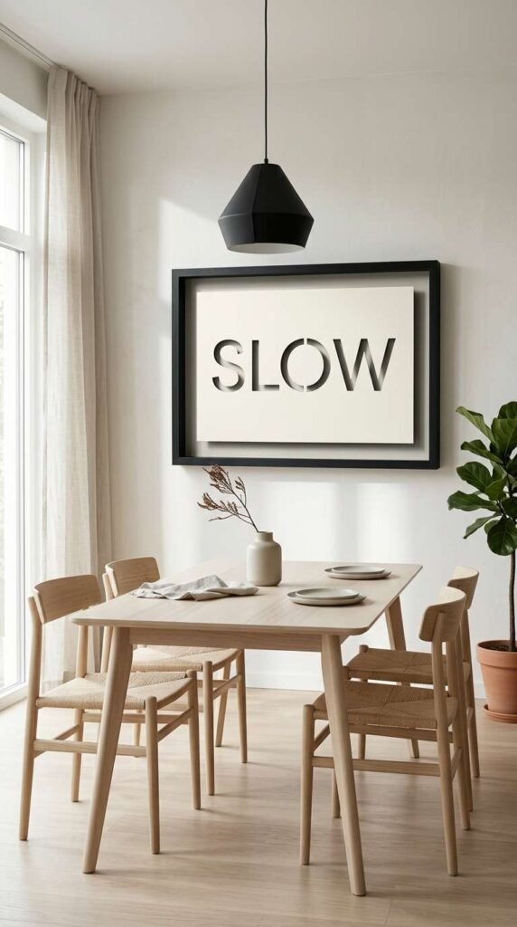 Negative Space Word Art