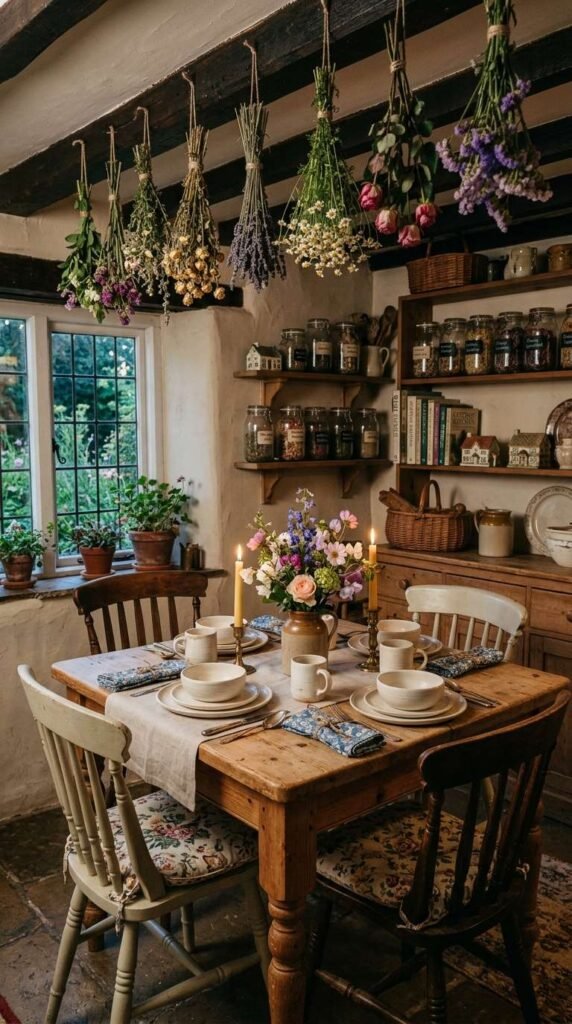 Cottagecore Casual Dining Room Decor Ideas