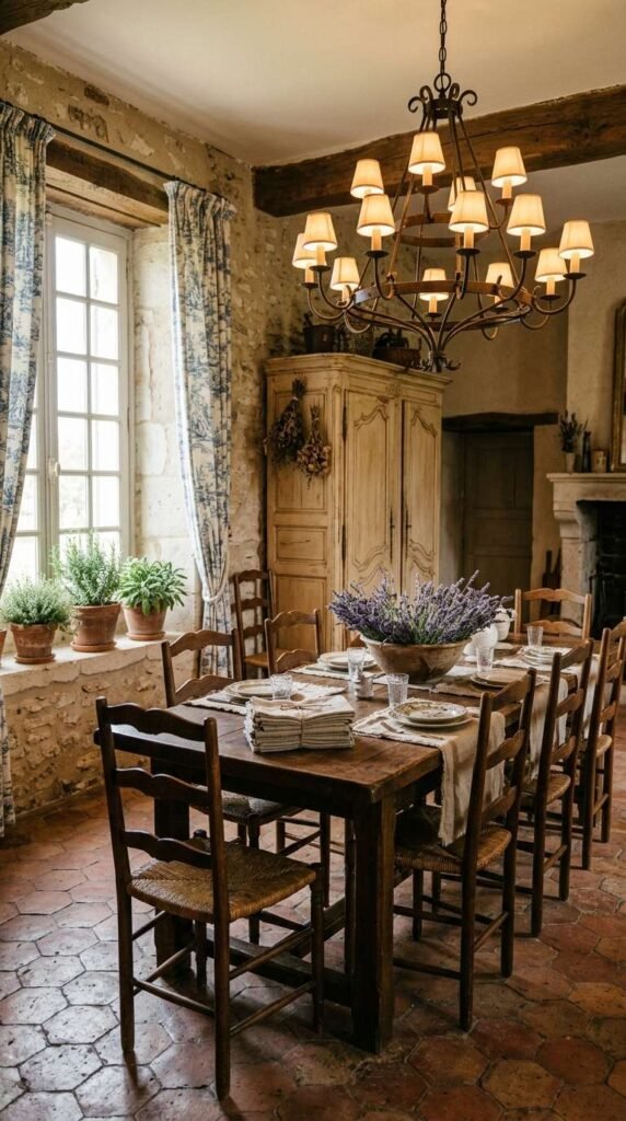  French Country Casual Dining Room Decor Ideas