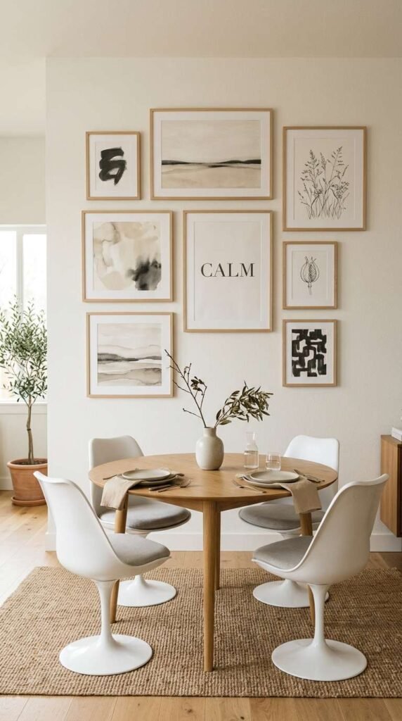Gallery Wall in Neutral Tones