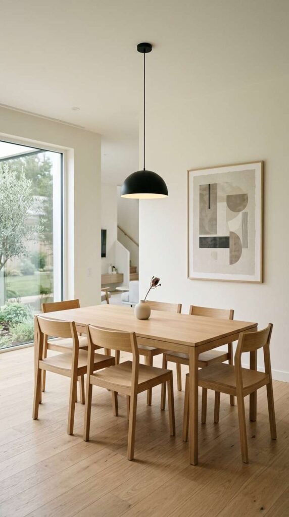 Modern Minimalist Casual Dining Room Decor Ideas